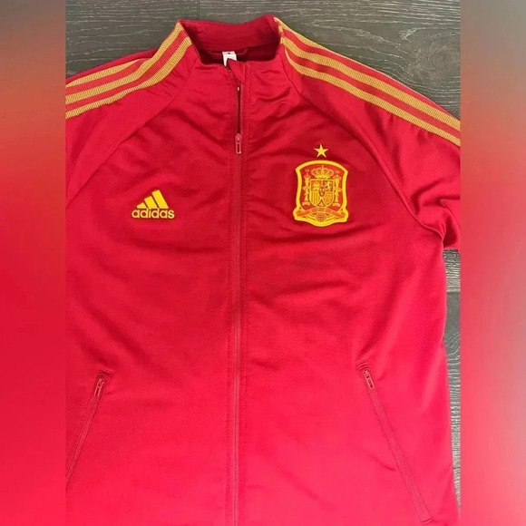Adidas Mens Fef Spain Anthem Jacket - Picture 2 of 6